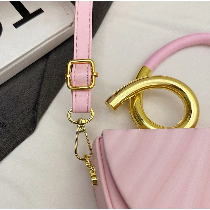Bolsa de Ombro Elegante —  Estilo Retro Europeu e Americano