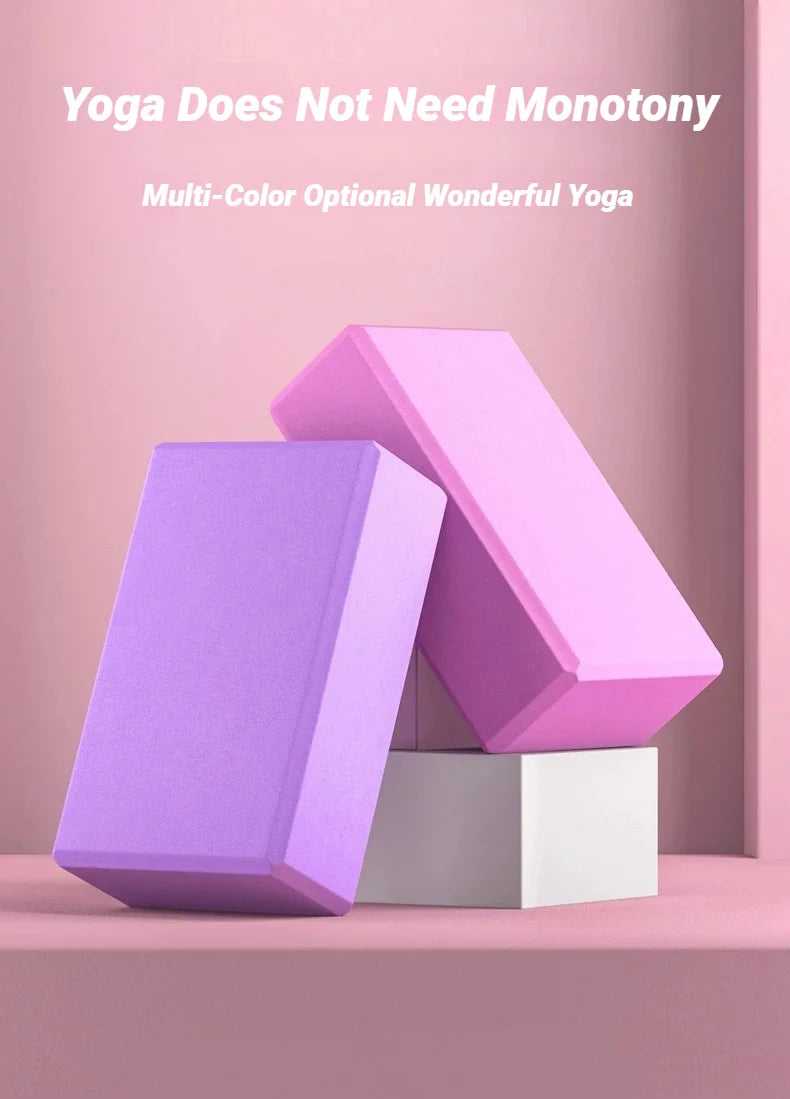 Blocos de Yoga, Tijolo de Espuma, para Pilates, Treinos, Exercícios Domésticos