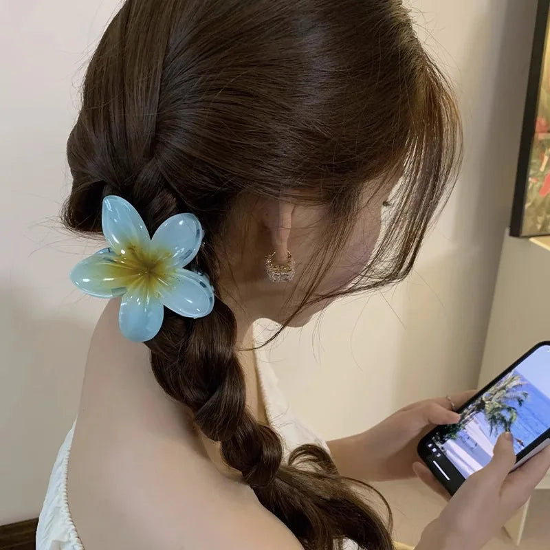 Grampos de Cabelo Havaianos Estilo de Praia