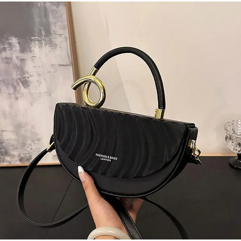 Bolsa de Ombro Elegante —  Estilo Retro Europeu e Americano