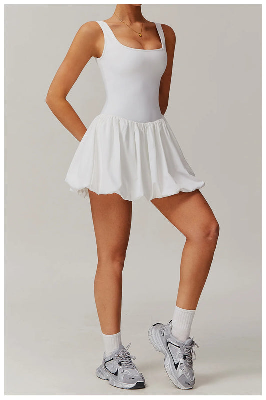 Vestido Macacão Feminino Sexy de Yoga Anti-Reflexo Desportivo