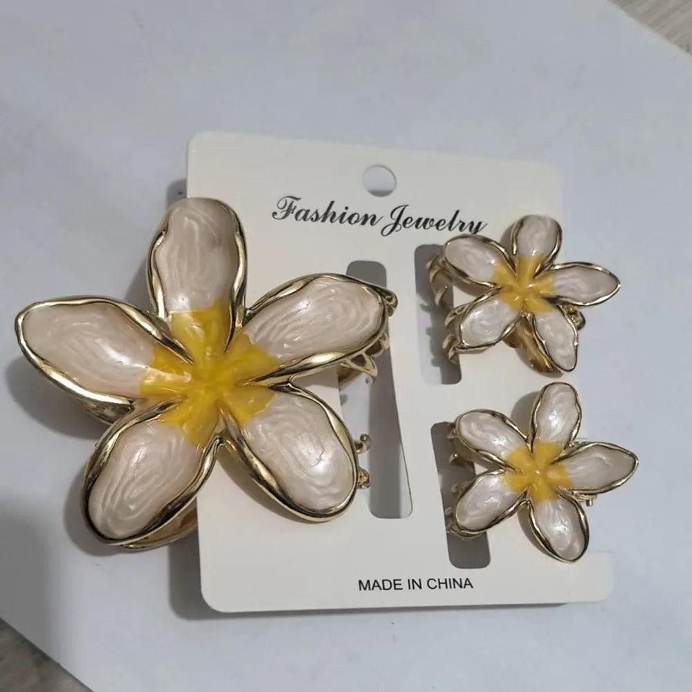 Pregadeiras Elegantes de Flor Havaiana