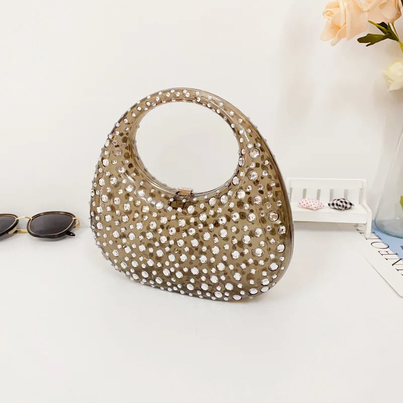 Mala Transparente em Acrílico, Estilo Brilhante