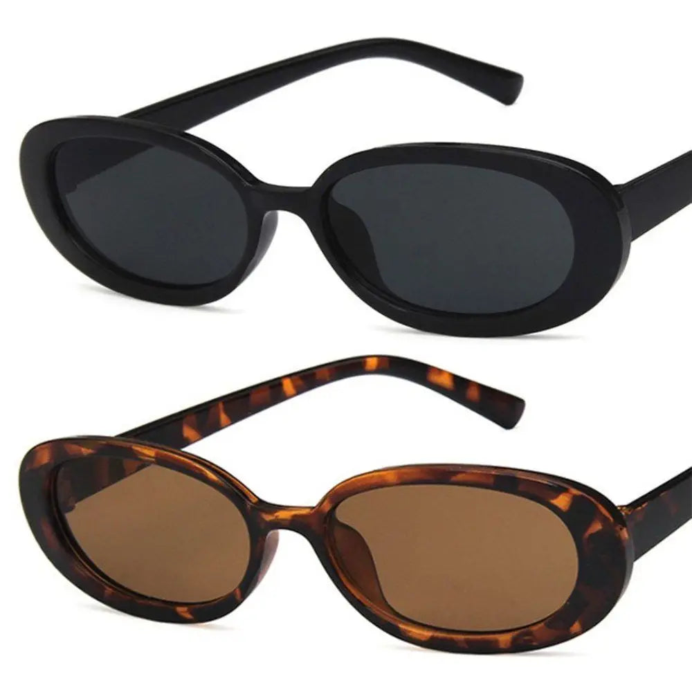 Óculos de Sol Retro com Armação Oval