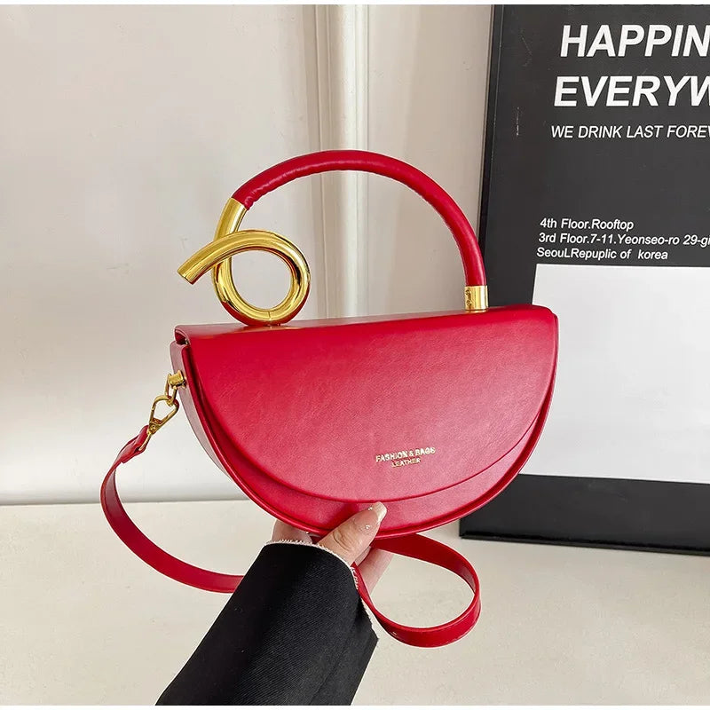 Bolsa de Ombro Elegante —  Estilo Retro Europeu e Americano