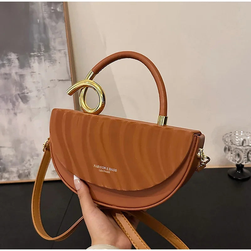 Bolsa de Ombro Elegante —  Estilo Retro Europeu e Americano