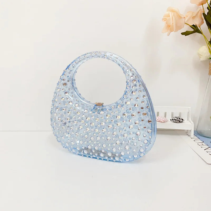 Mala Transparente em Acrílico, Estilo Brilhante