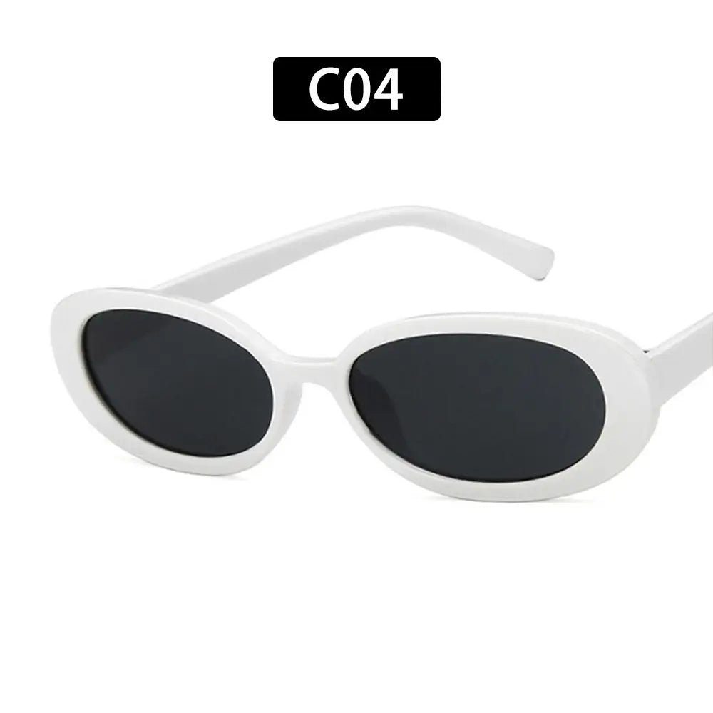 Óculos de Sol Retro com Armação Oval