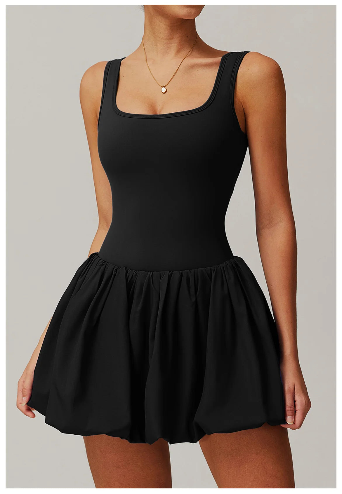 Vestido Macacão Feminino Sexy de Yoga Anti-Reflexo Desportivo