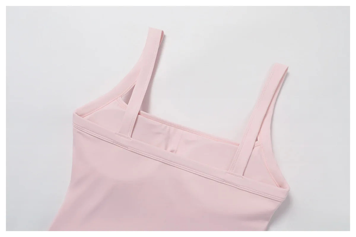 Conjunto de Yoga de 2 Peças com Saia-Shorts de Cintura Alta, para Ginásio