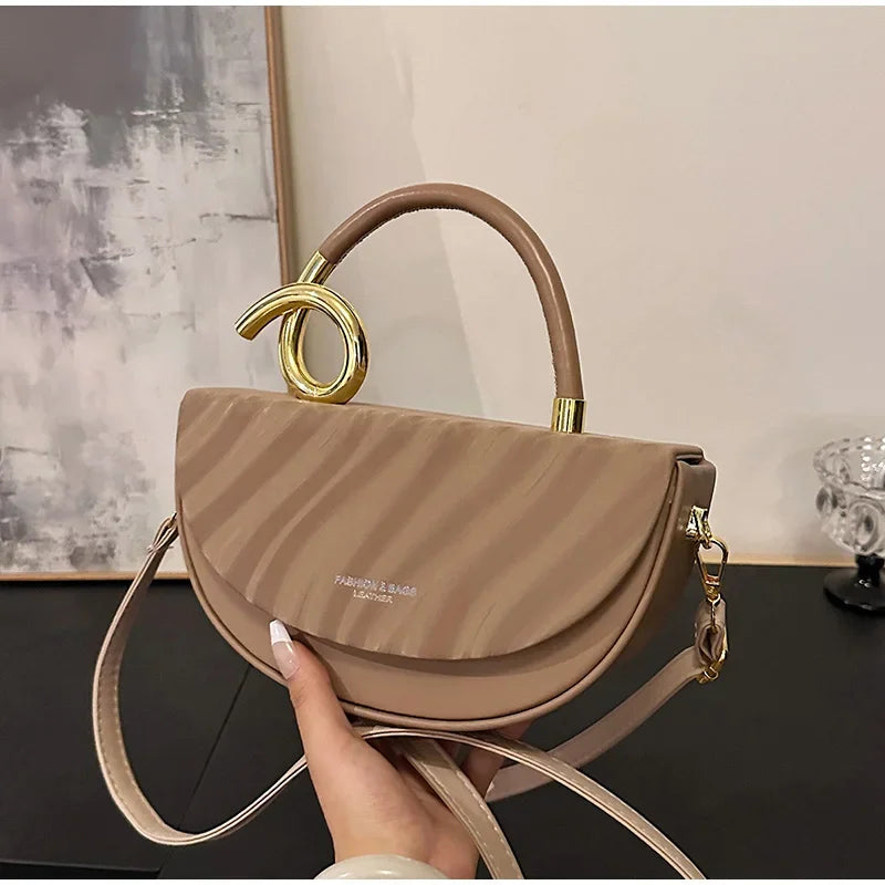 Bolsa de Ombro Elegante —  Estilo Retro Europeu e Americano