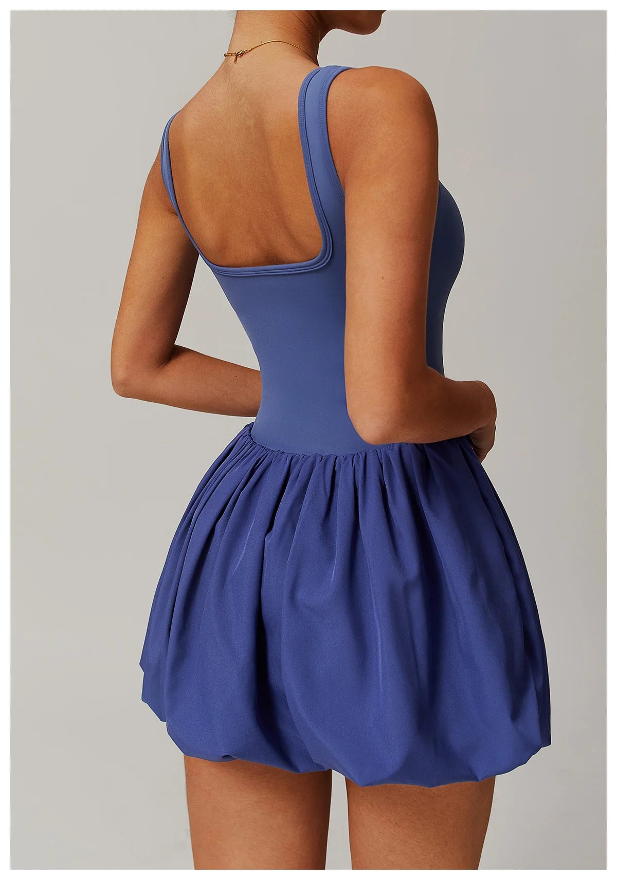 Vestido Macacão Feminino Sexy de Yoga Anti-Reflexo Desportivo