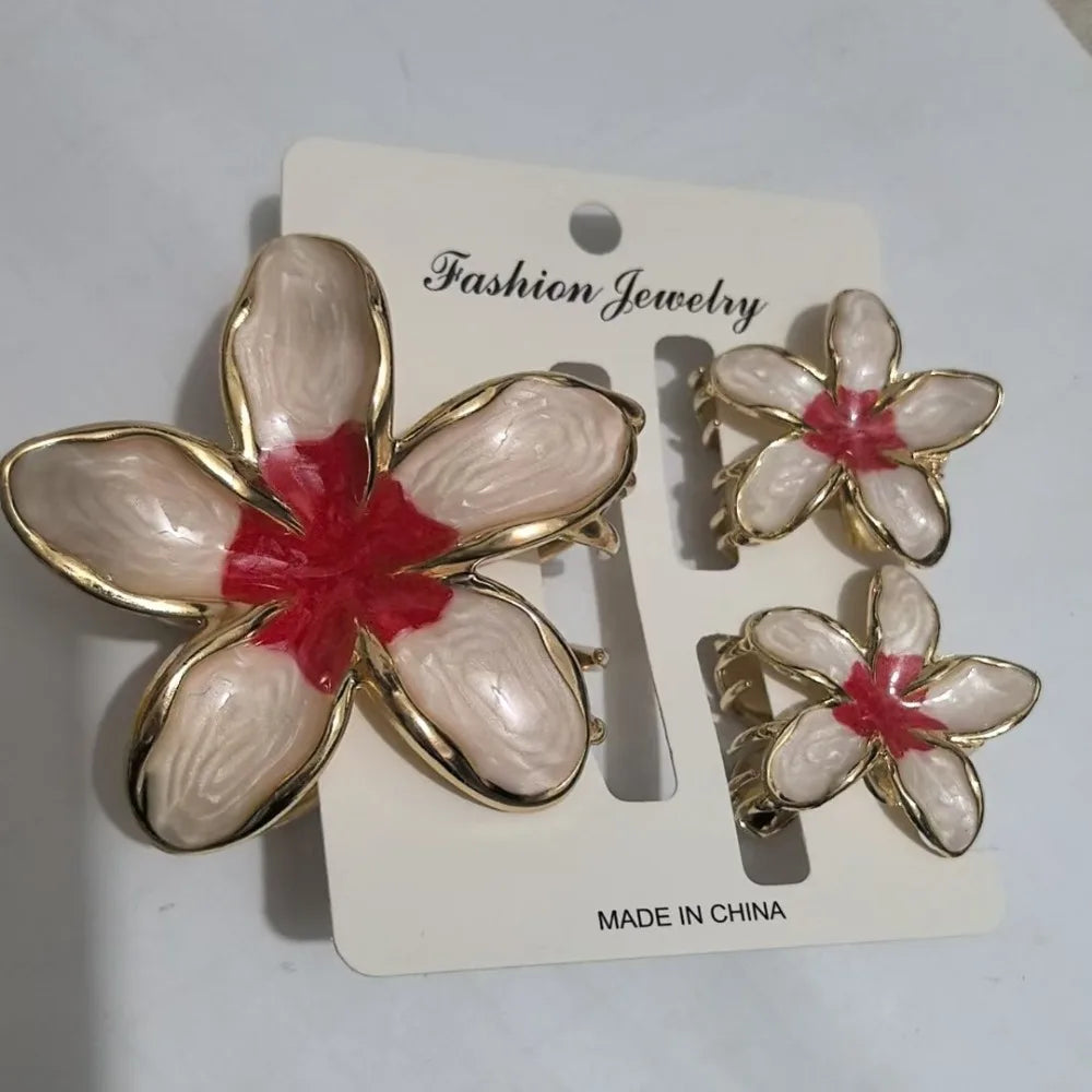 Pregadeiras Elegantes de Flor Havaiana