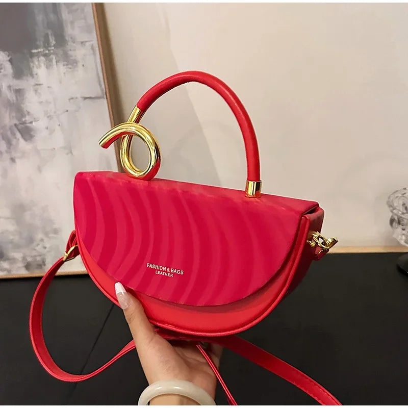 Bolsa de Ombro Elegante —  Estilo Retro Europeu e Americano