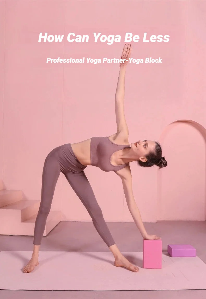 Blocos de Yoga, Tijolo de Espuma, para Pilates, Treinos, Exercícios Domésticos