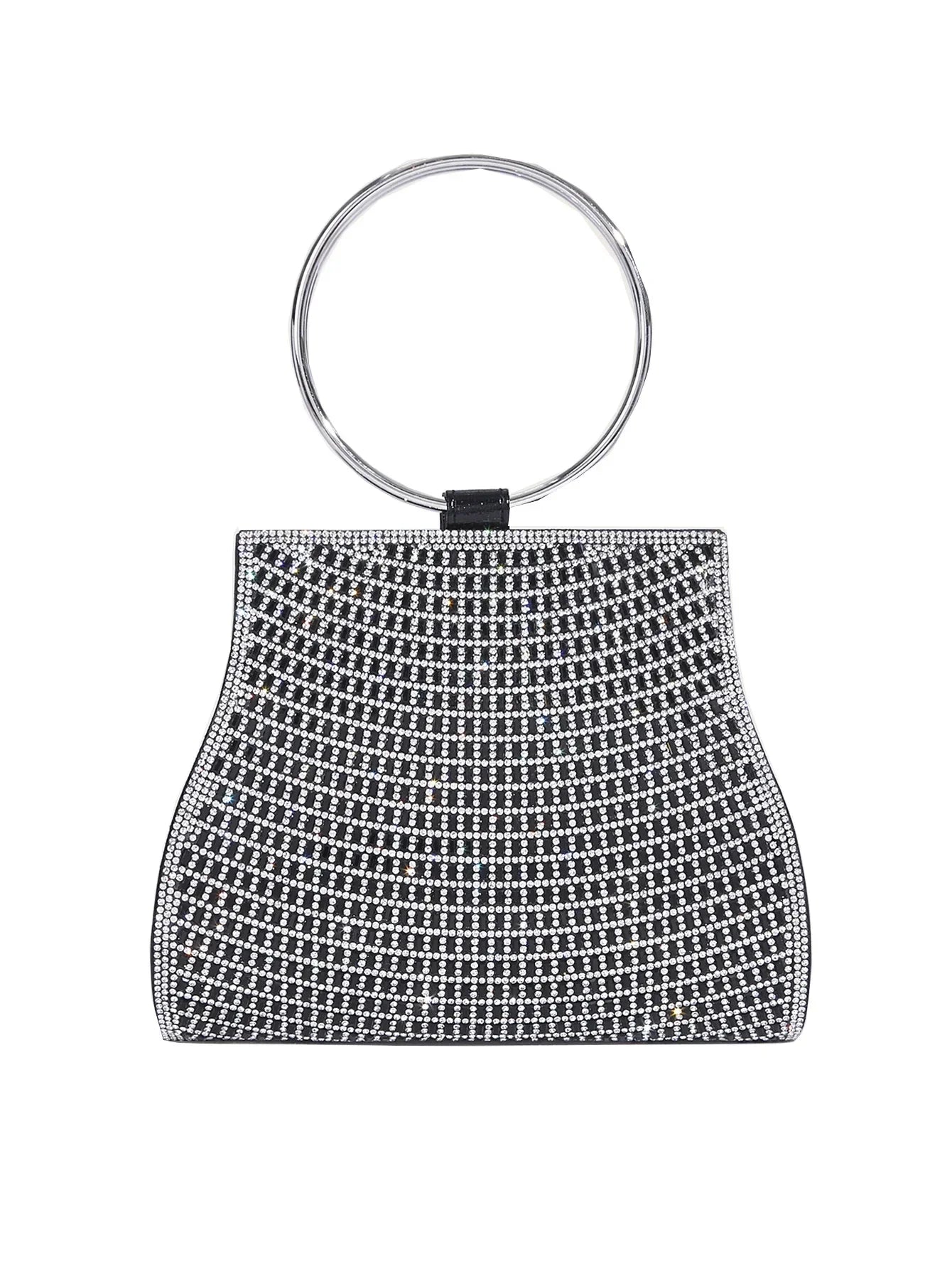 Mala com Alça de Corrente, Bolsa de Ombro Brilhante