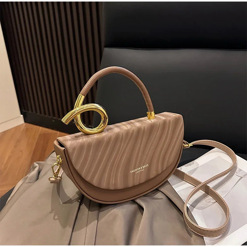 Bolsa de Ombro Elegante —  Estilo Retro Europeu e Americano