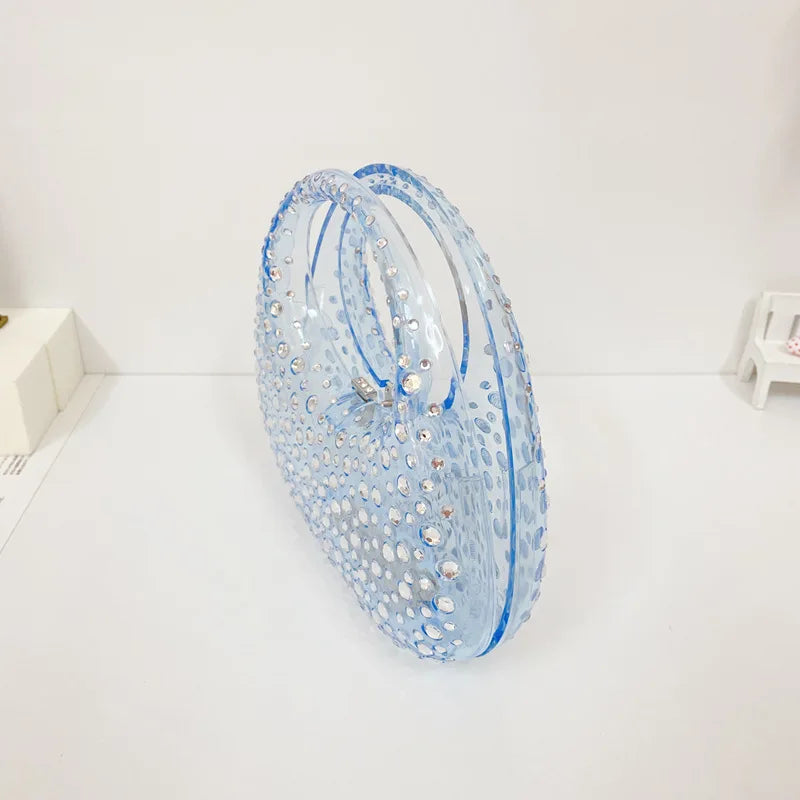 Mala Transparente em Acrílico, Estilo Brilhante