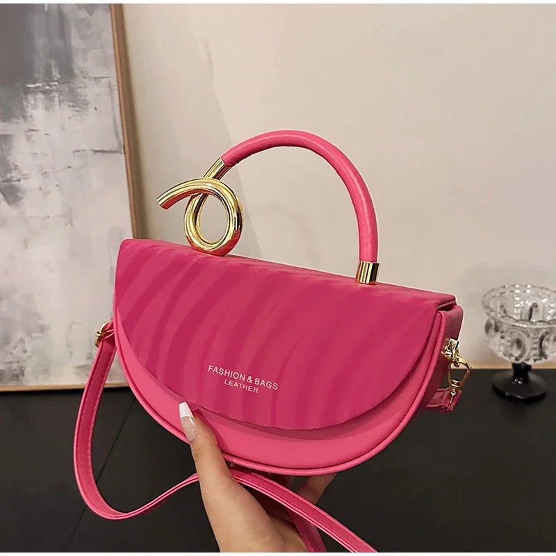 Bolsa de Ombro Elegante —  Estilo Retro Europeu e Americano