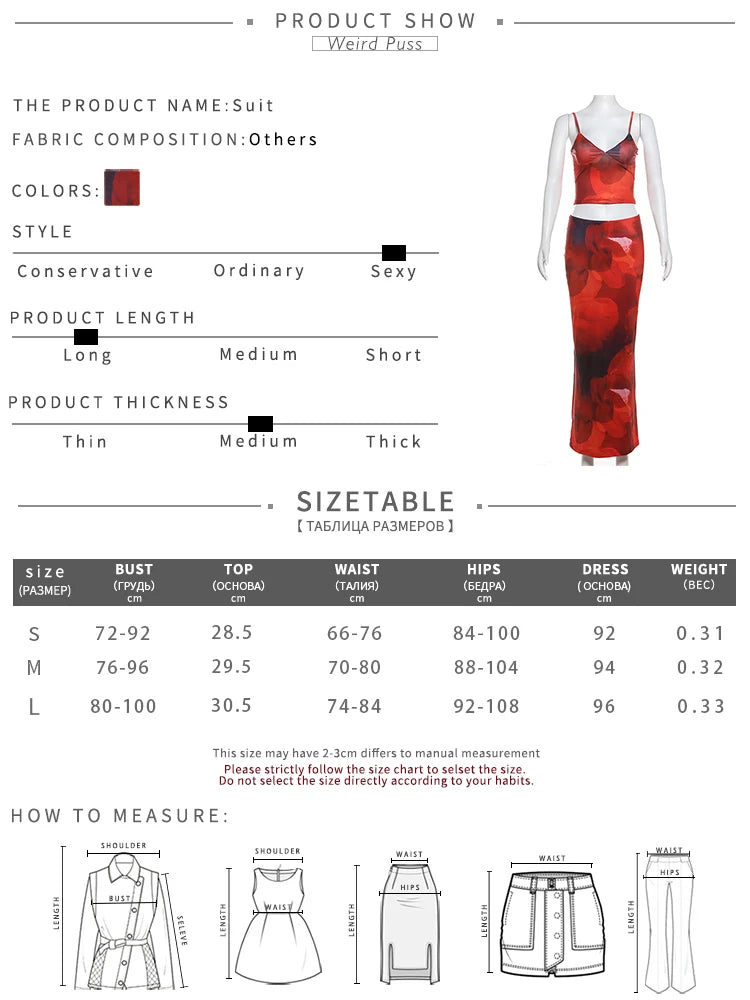 Conjunto de 2 Peças Florido, Estilo Praia, Elegante, Top com Decote em V + Saia Maxi