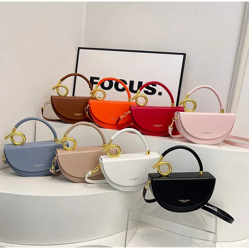 Bolsa de Ombro Elegante —  Estilo Retro Europeu e Americano