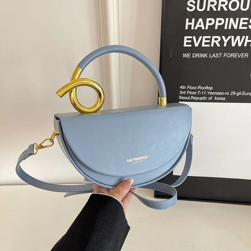 Bolsa de Ombro Elegante —  Estilo Retro Europeu e Americano