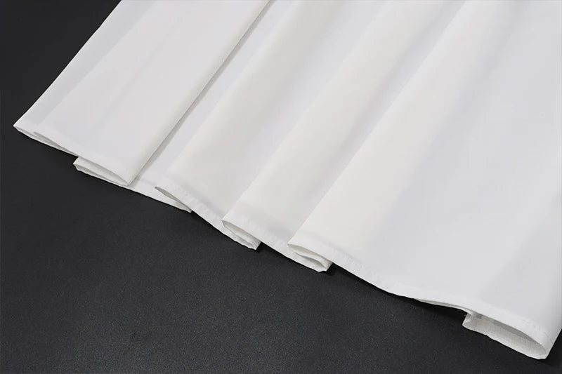 Vestido Sem Alças, Ombros à Mostra , Cintura Subida, Comprido