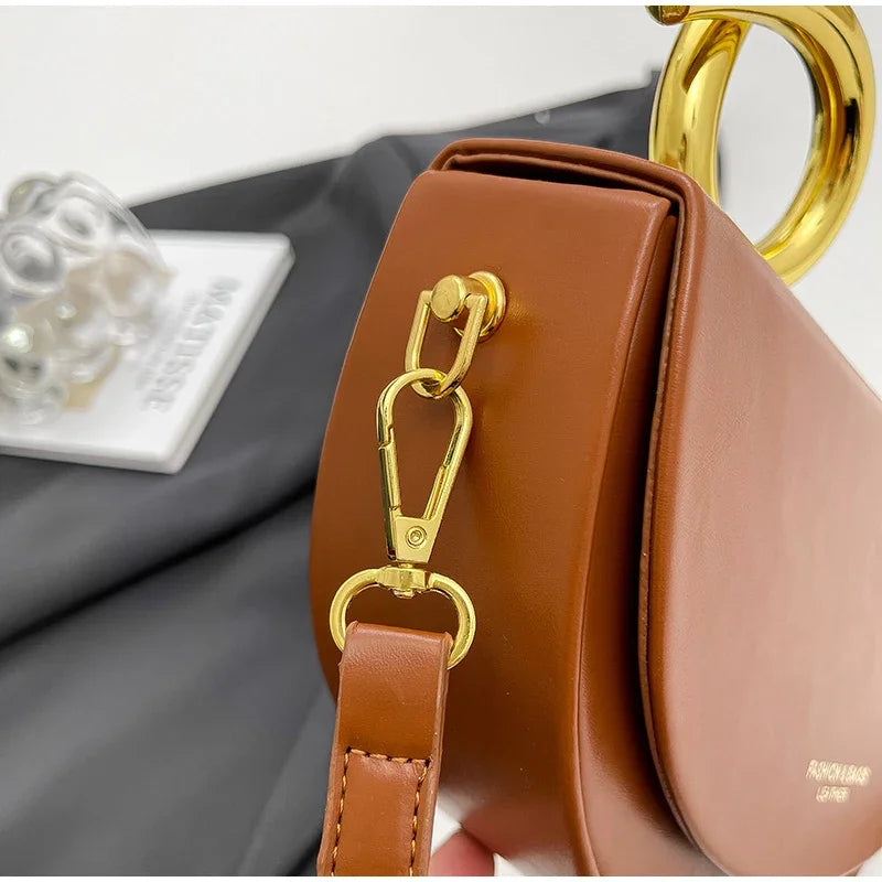 Bolsa de Ombro Elegante —  Estilo Retro Europeu e Americano