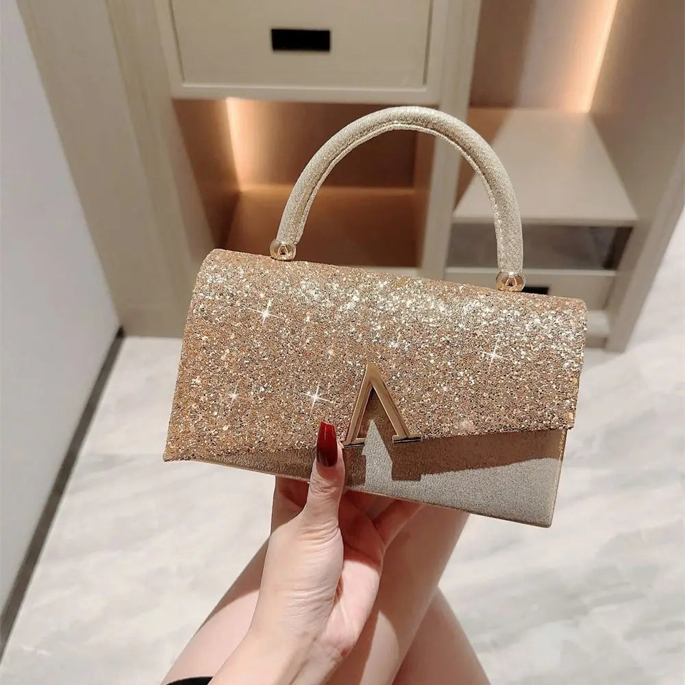 Mala de Festa com Laço em Strass, com Corrente