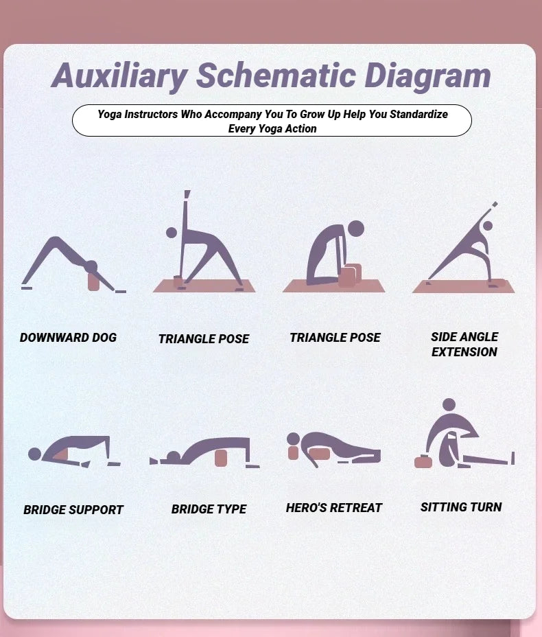 Blocos de Yoga, Tijolo de Espuma, para Pilates, Treinos, Exercícios Domésticos