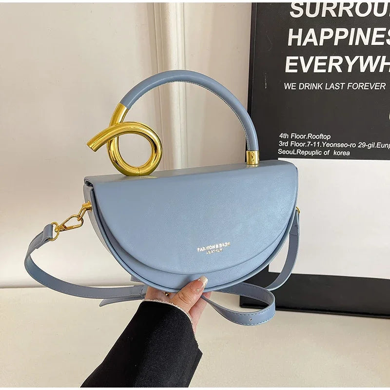 Bolsa de Ombro Elegante —  Estilo Retro Europeu e Americano