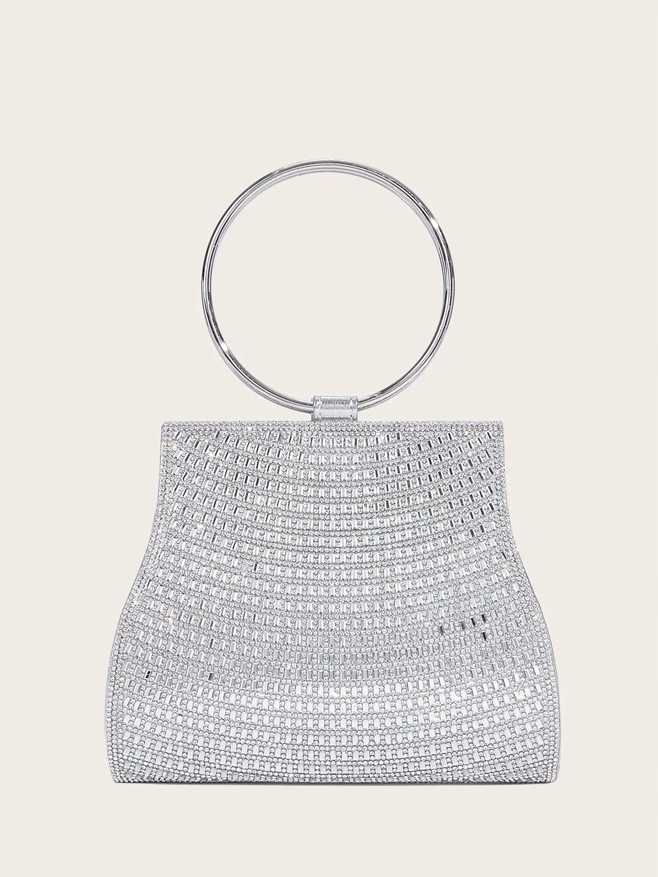 Mala com Alça de Corrente, Bolsa de Ombro Brilhante