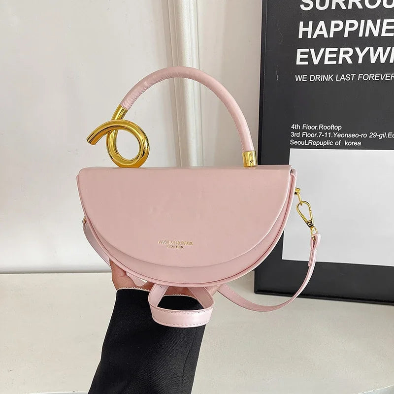 Bolsa de Ombro Elegante —  Estilo Retro Europeu e Americano