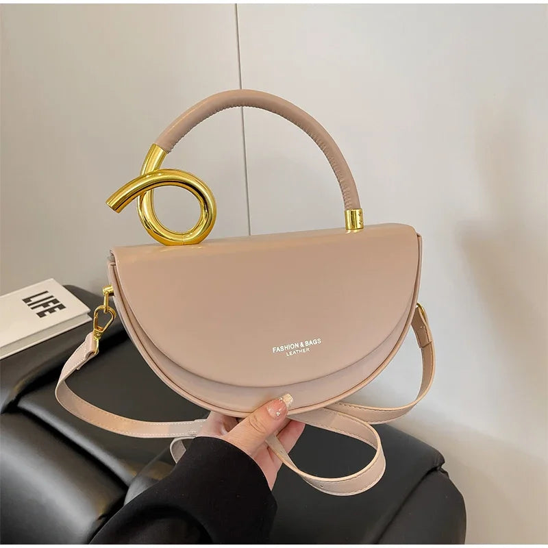 Bolsa de Ombro Elegante —  Estilo Retro Europeu e Americano