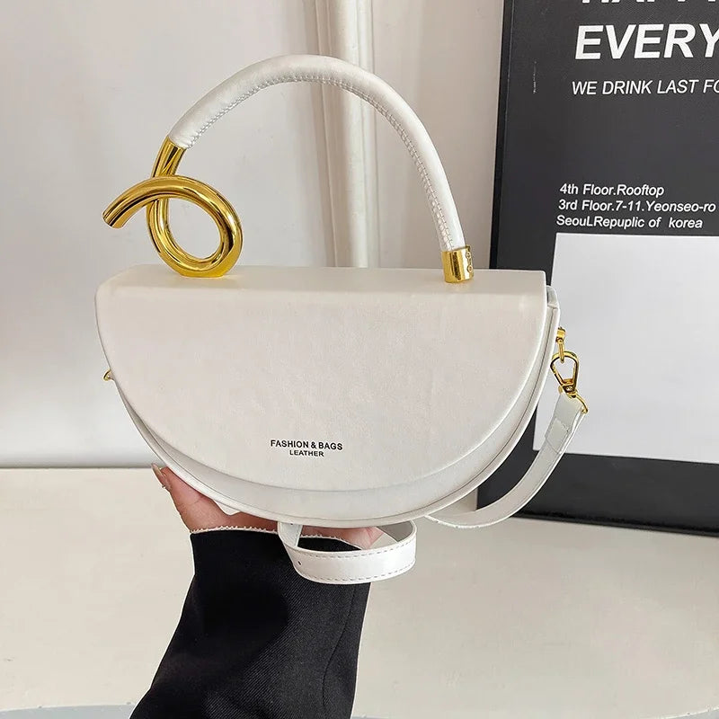 Bolsa de Ombro Elegante —  Estilo Retro Europeu e Americano