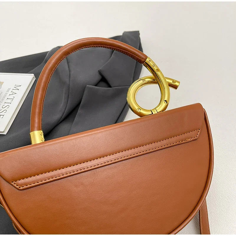 Bolsa de Ombro Elegante —  Estilo Retro Europeu e Americano
