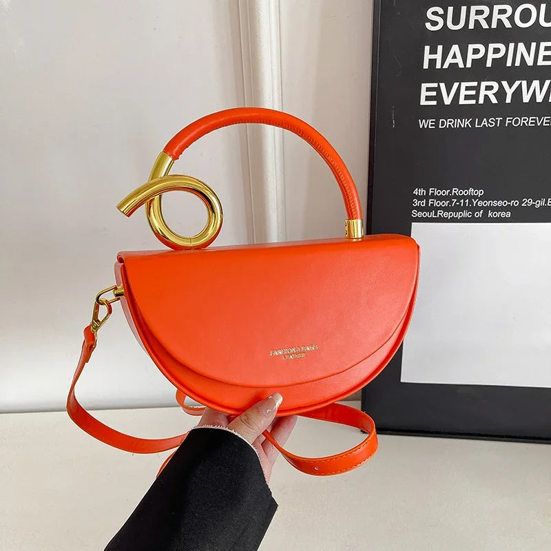 Bolsa de Ombro Elegante —  Estilo Retro Europeu e Americano