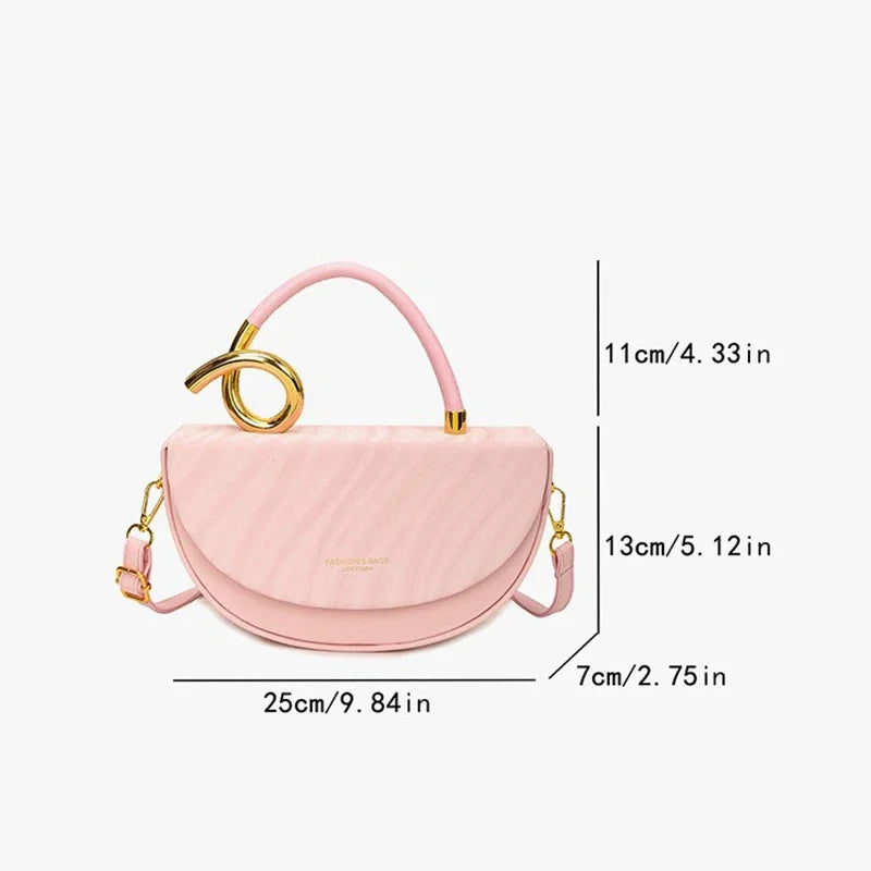 Bolsa de Ombro Elegante —  Estilo Retro Europeu e Americano