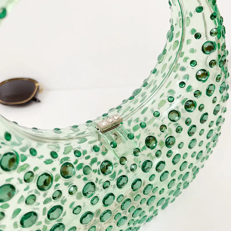 Mala Transparente em Acrílico, Estilo Brilhante