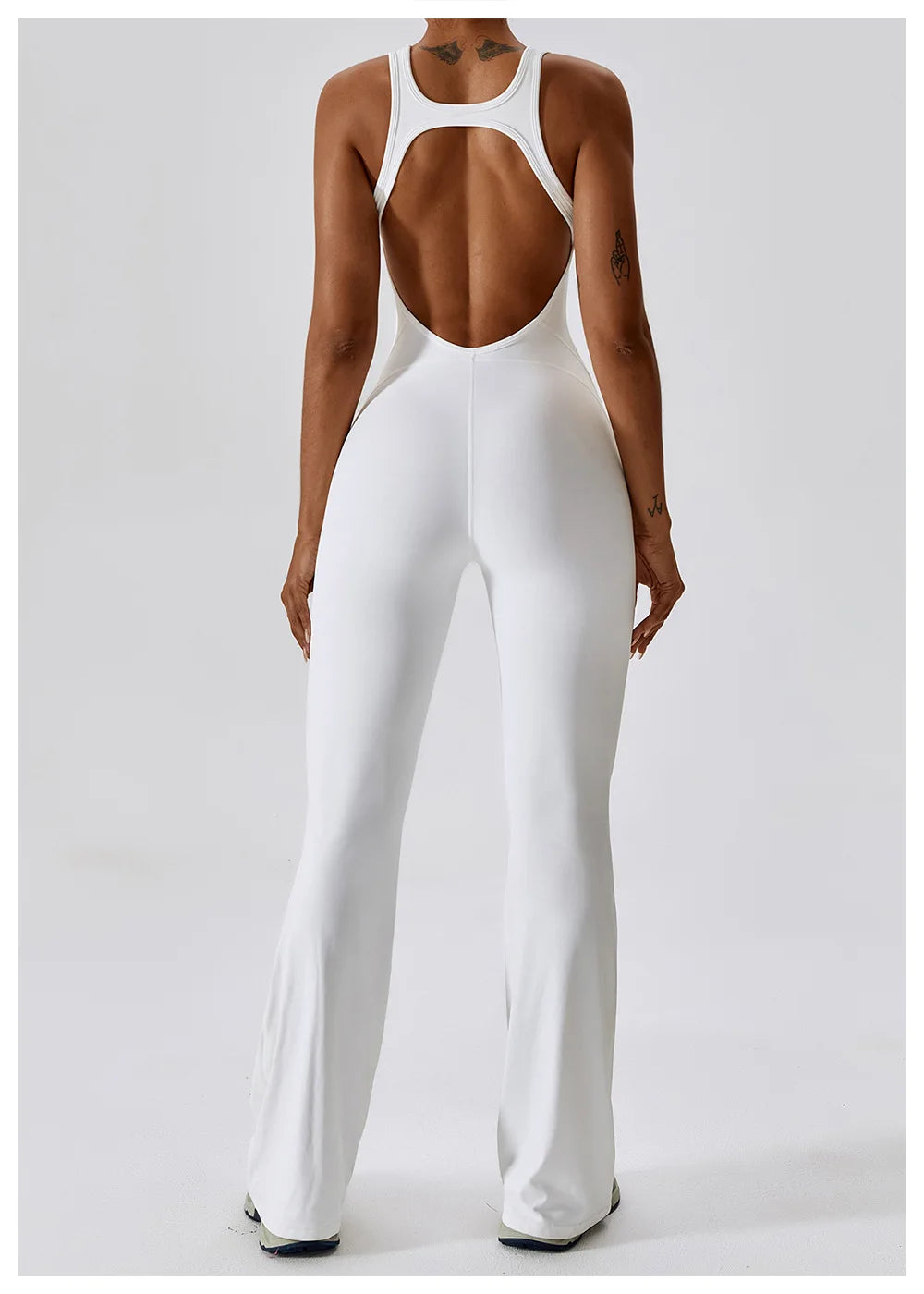 Macacão de Yoga Liso Levanta Glúteos Roupa Desportiva