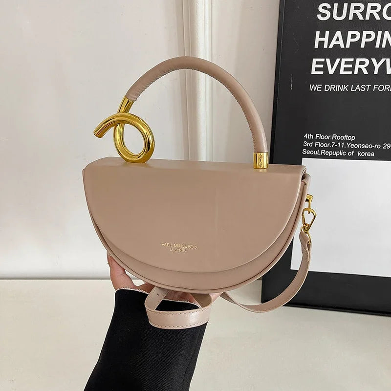 Bolsa de Ombro Elegante —  Estilo Retro Europeu e Americano