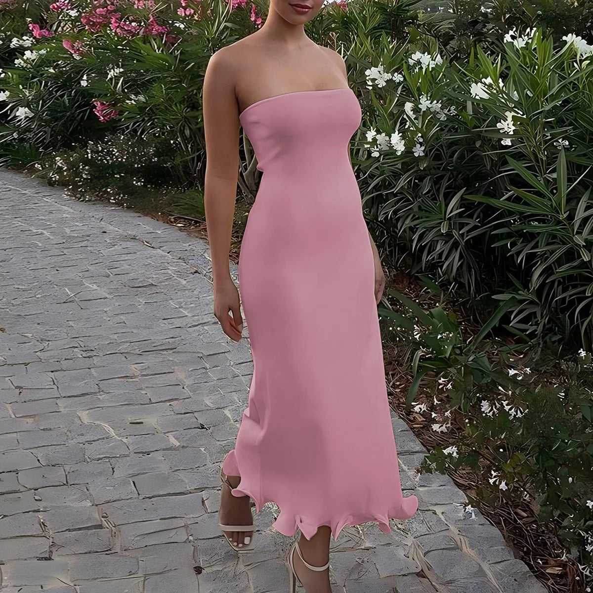 Vestido Comprido Ousado e Moderno