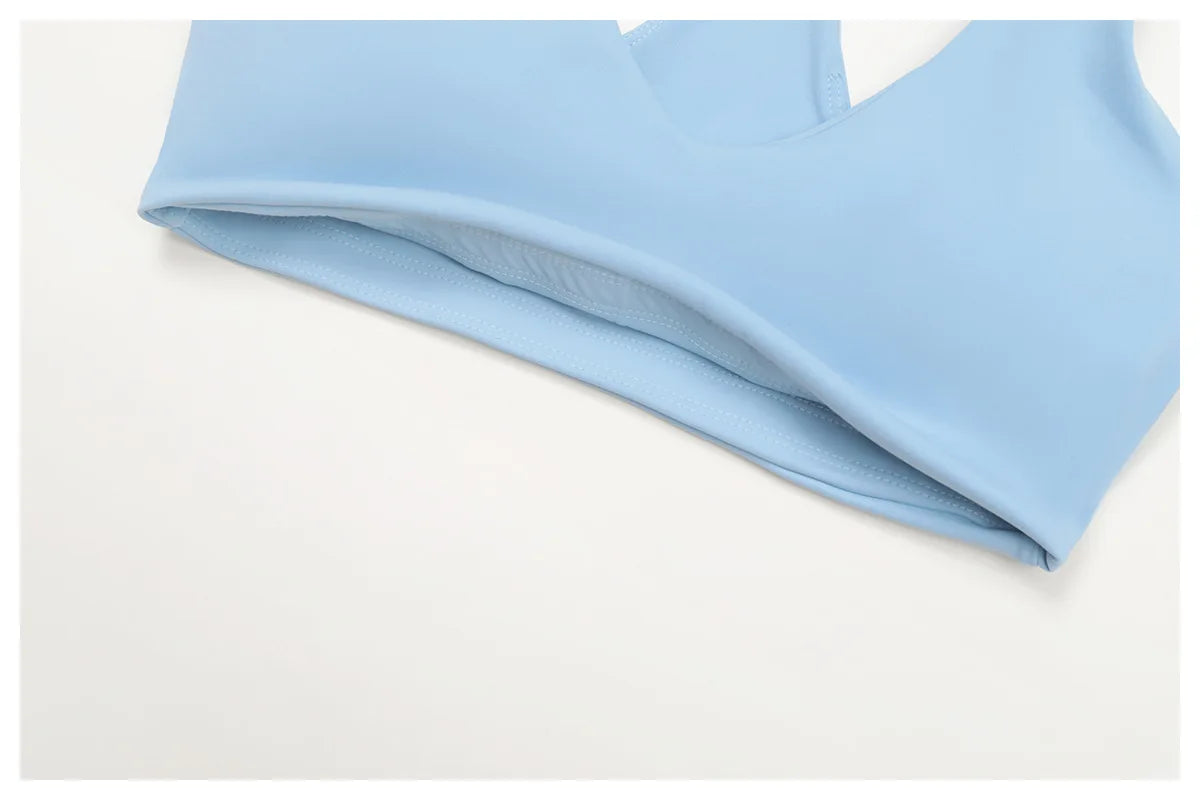 Conjunto de Yoga 2-3 Peças  — Leggings ou Calções de Cintura Alta