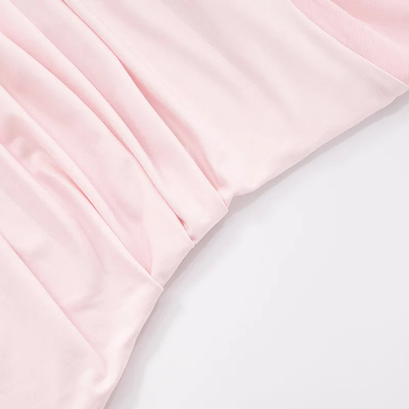 Vestido Justo Longo, Elegante, Ombros Descobertos, Sem Costas, Elegante
