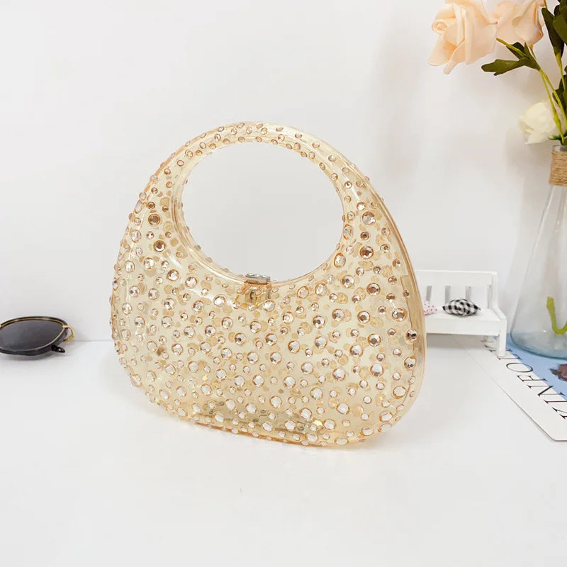Mala Transparente em Acrílico, Estilo Brilhante