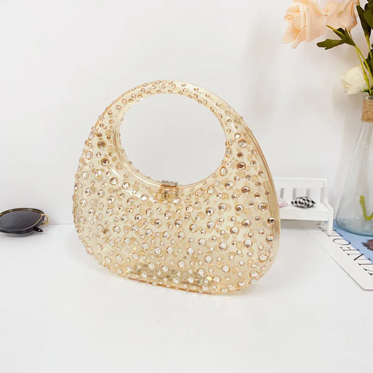 Mala Transparente em Acrílico, Estilo Brilhante